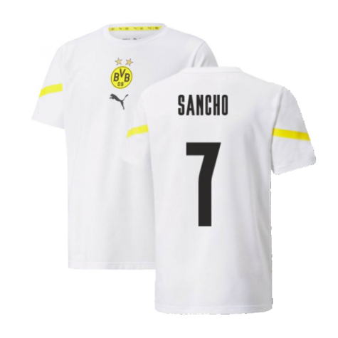 2021-2022 Borussia Dortmund Pre Match Shirt (Kids) (SANCHO 7)