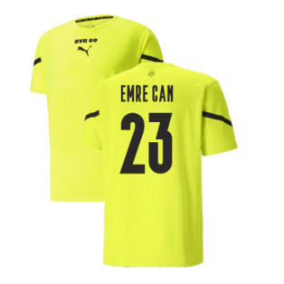 2021-2022 Borussia Dortmund Pre Match Shirt (Yellow) (EMRE CAN 23)