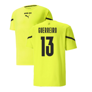 2021-2022 Borussia Dortmund Pre Match Shirt (Yellow) (GUERREIRO 13)