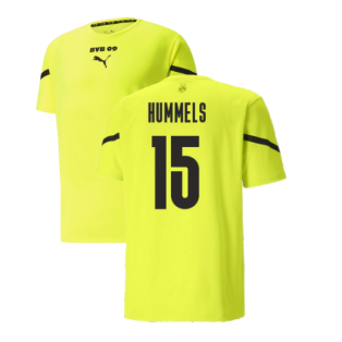 2021-2022 Borussia Dortmund Pre Match Shirt (Yellow) (HUMMELS 15)