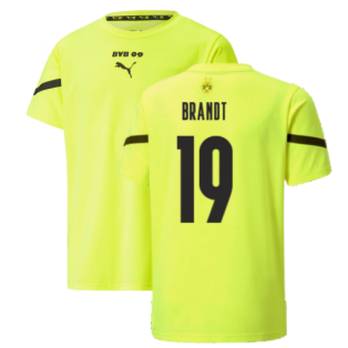 2021-2022 Borussia Dortmund Pre Match Shirt (Yellow) - Kids (BRANDT 19)