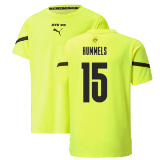 2021-2022 Borussia Dortmund Pre Match Shirt (Yellow) - Kids (HUMMELS 15)