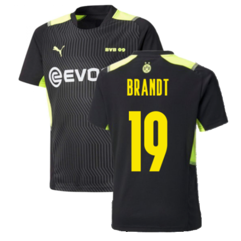 2021-2022 Borussia Dortmund Training Jersey (Black) (BRANDT 19)