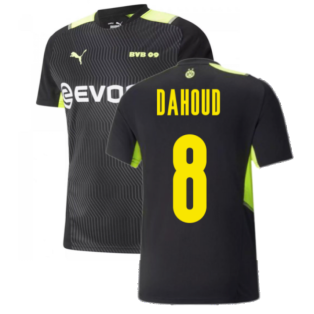 2021-2022 Borussia Dortmund Training Jersey (Black) (DAHOUD 8)