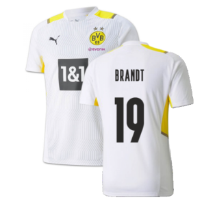 2021-2022 Borussia Dortmund Training Jersey (White) (BRANDT 19)