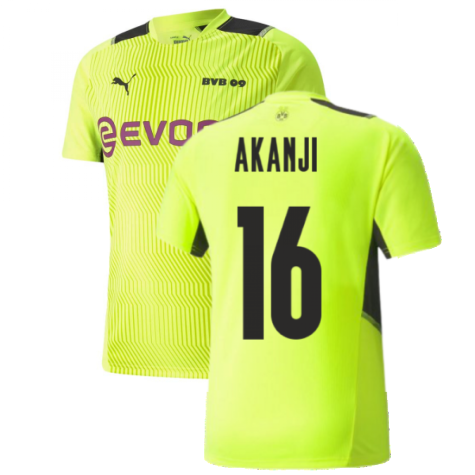 2021-2022 Borussia Dortmund Training Jersey (Yellow) (AKANJI 16)