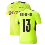 2021-2022 Borussia Dortmund Training Jersey (Yellow) (GUERREIRO 13)