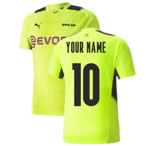 2021-2022 Borussia Dortmund Training Jersey (Yellow)