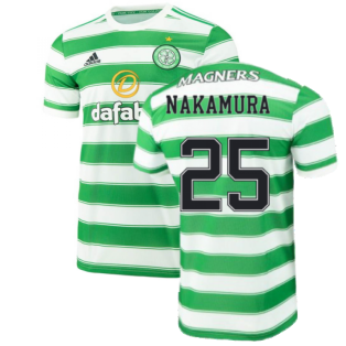 2021-2022 Celtic Home Shirt (NAKAMURA 25)