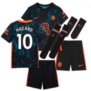 2021-2022 Chelsea 3rd Baby Kit (HAZARD 10)