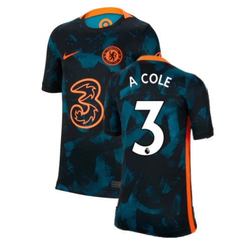 2021-2022 Chelsea 3rd Shirt (Kids) (A COLE 3)