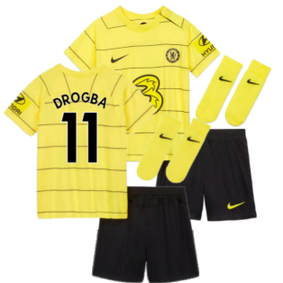 2021-2022 Chelsea Away Baby Kit (DROGBA 11)