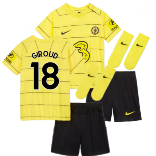 2021-2022 Chelsea Away Baby Kit (GIROUD 18)
