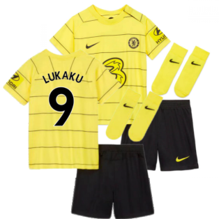 2021-2022 Chelsea Away Baby Kit (LUKAKU 9)