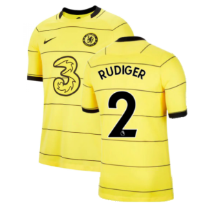 2021-2022 Chelsea Away Shirt (RUDIGER 2)