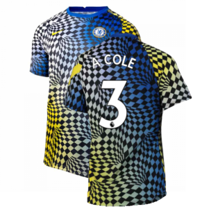 2021-2022 Chelsea Dry Pre-Match Training Shirt (Blue) (A COLE 3)