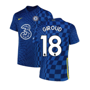 2021-2022 Chelsea Home Shirt (GIROUD 18)