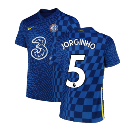 2021-2022 Chelsea Home Shirt (JORGINHO 5)