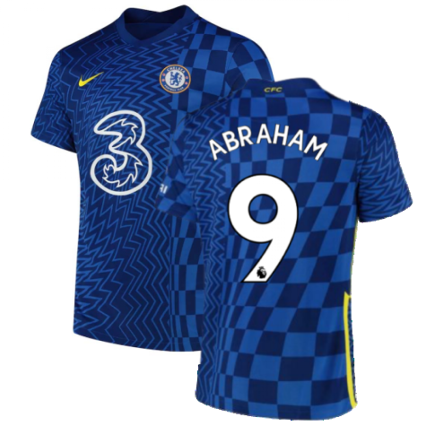 2021-2022 Chelsea Home Shirt (Kids) (ABRAHAM 9)
