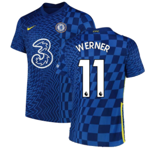 2021-2022 Chelsea Home Shirt (Kids) (WERNER 11)