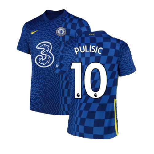 2021-2022 Chelsea Home Shirt (PULISIC 10)