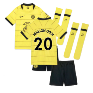 2021-2022 Chelsea Little Boys Away Mini Kit (HUDSON ODOI 20)