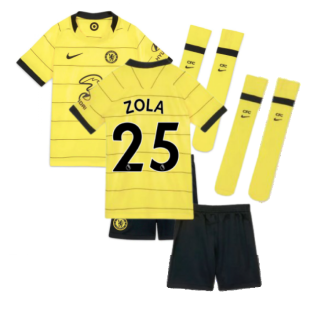 2021-2022 Chelsea Little Boys Away Mini Kit (ZOLA 25)