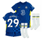 2021-2022 Chelsea Little Boys Home Mini Kit (HAVERTZ 29)