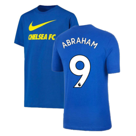 2021-2022 Chelsea Swoosh Club Tee (Blue) (ABRAHAM 9)