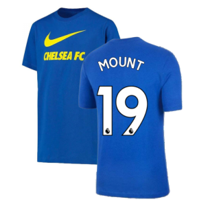 2021-2022 Chelsea Swoosh Club Tee (Blue) (MOUNT 19)