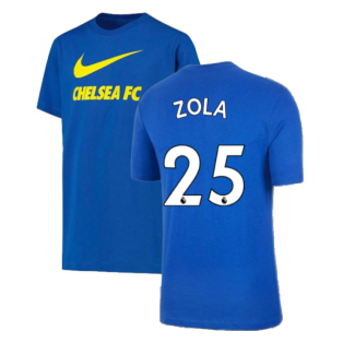 2021-2022 Chelsea Swoosh Club Tee (Blue) (ZOLA 25)