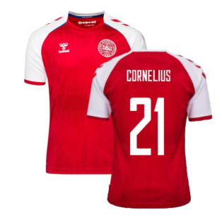2021-2022 Denmark Home Shirt (CORNELIUS 21)