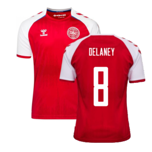 2021-2022 Denmark Home Shirt (DELANEY 8)