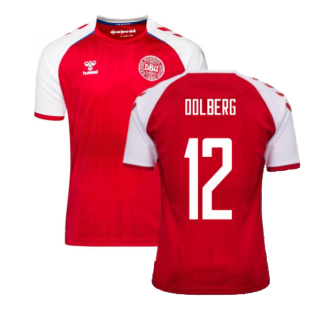 2021-2022 Denmark Home Shirt (DOLBERG 12)