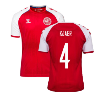 2021-2022 Denmark Home Shirt (KJAER 4)
