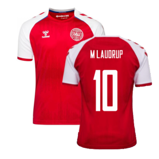 2021-2022 Denmark Home Shirt (M LAUDRUP 10)