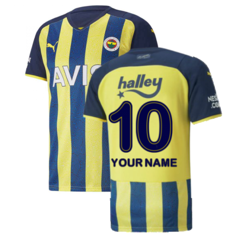 2021-2022 Fenerbahce Home Shirt (Your Name)