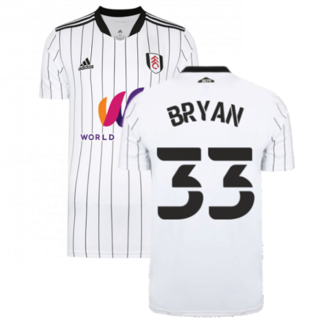 2021-2022 Fulham Home Shirt (BRYAN 33)