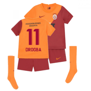 2021-2022 Galatasaray Little Boys Home Kit (Drogba 11)