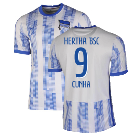 2021-2022 Hertha Berlin Home Shirt (CUNHA 9)