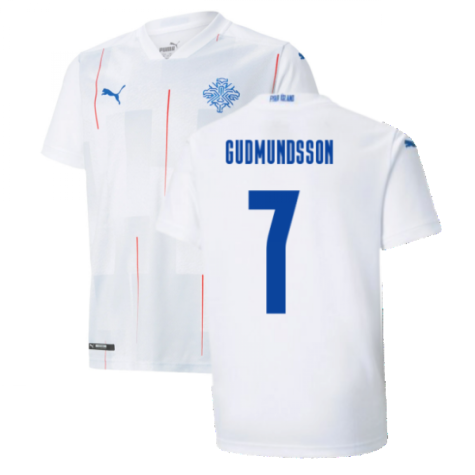 2021-2022 Iceland Away Shirt (GUDMUNDSSON 7)