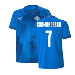 2021-2022 Iceland Home Shirt (Gudmundsson 7)