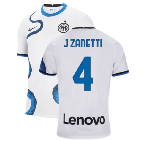 2021-2022 Inter Milan Away Shirt (J ZANETTI 4)