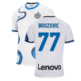 2021-2022 Inter Milan Away Shirt (Kids) (BROZOVIC 77)
