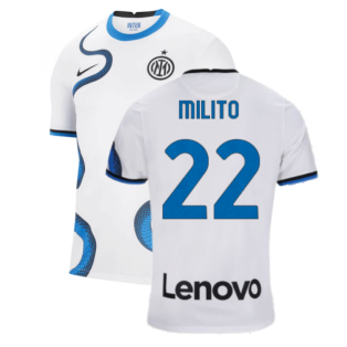 2021-2022 Inter Milan Away Shirt (Kids) (MILITO 22)