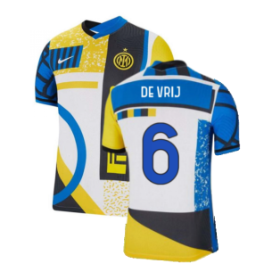 2021-2022 Inter Milan Vapor 4th Shirt (DE VRIJ 6)