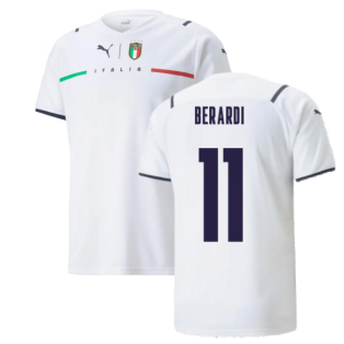 2021-2022 Italy Away Shirt (BERARDI 11)