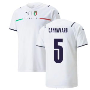 2021-2022 Italy Away Shirt (CANNAVARO 5)