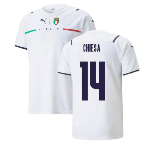2021-2022 Italy Away Shirt (CHIESA 14)