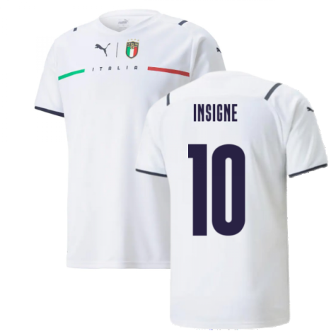 2021-2022 Italy Away Shirt (INSIGNE 10)